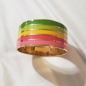 Kate Spade Striped Color Bangle Bracelet